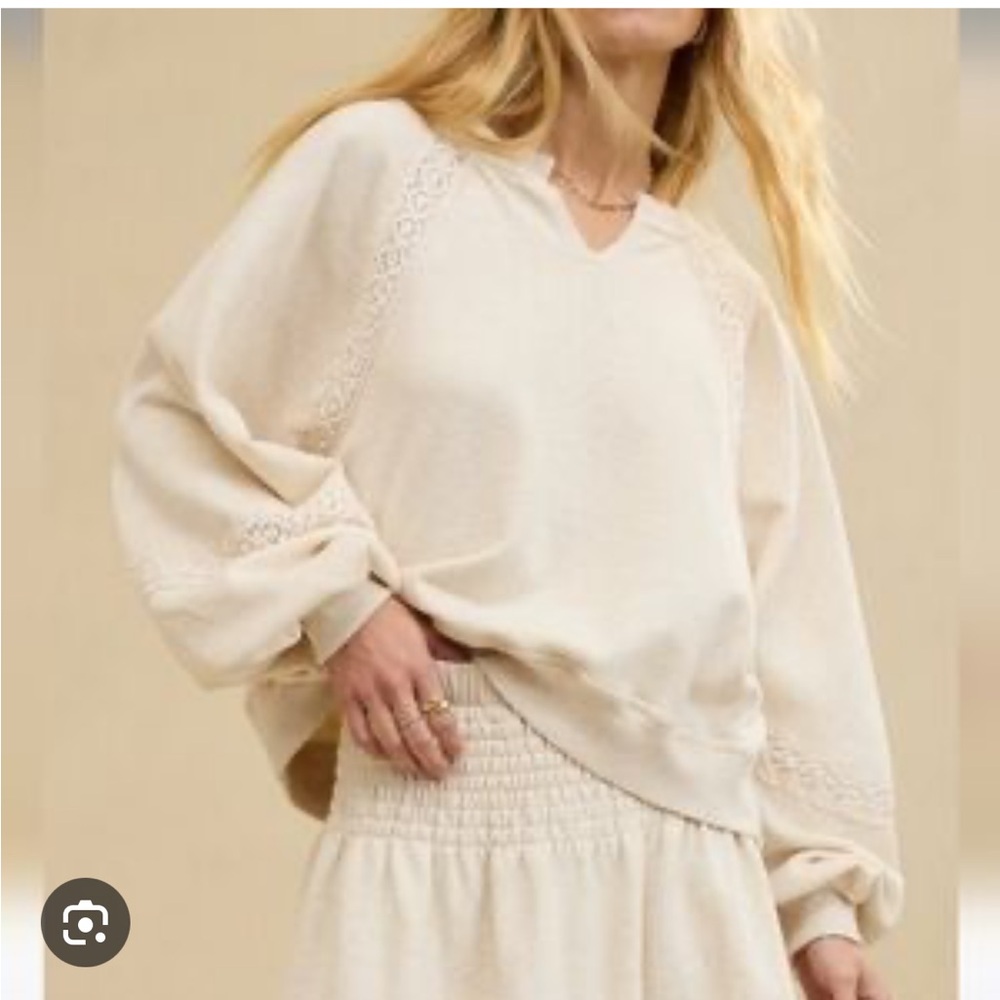 Aerie Cream Sweatshirt